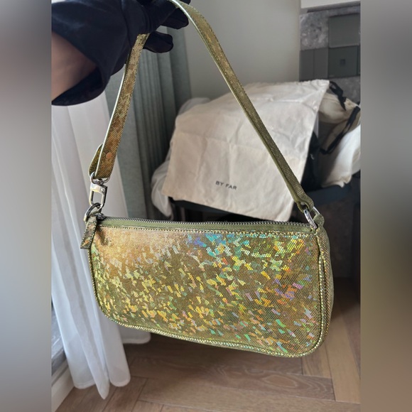 BY FAR Rachel Bag in Hologram Leather